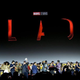 A crowd onstage below a Blade graphic after the film was announced at Comic-Con 2019.